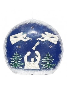 Świeca Łezka Duża Dekor A