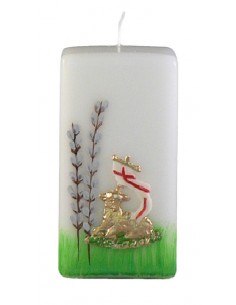 Świeca kwadrat śr. h 130 Baranek 2