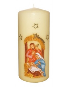 Świeca Walec Fi-80, h-180 Apl. BN