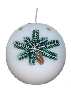 Świeca Kula fi 100 apl. wosk Szyszka