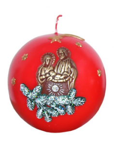 Świeca Kula fi 100 apl. wosk Rodzina