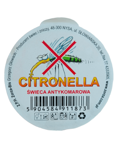 Citronella Świeca Antykomarowa I-19 2