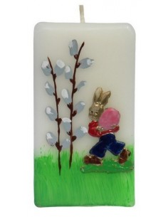 Świeca kwadrat śr. h 130 Zając