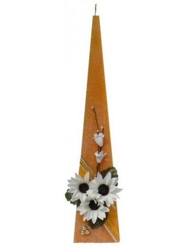 Świeca Piramida śr. dek.