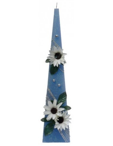 Świeca Piramida śr. dek.