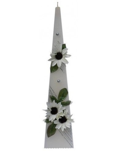 Świeca Piramida śr. dek.