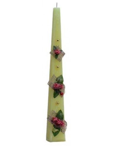 Świeca Piramida Maxi dek.