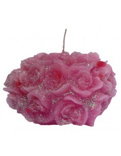 Świeca Serce-Róża 2