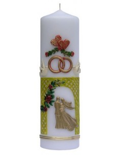 Świeca P-800 dek. Ślub 1