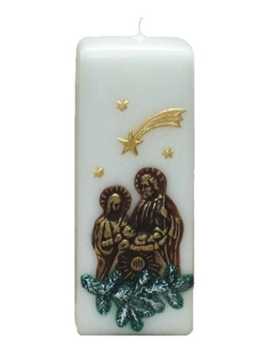 Świeca Kwadrat D. h 175 apl. BN