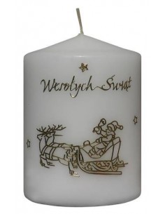 Świeca Walec M. Stickers