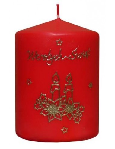 Świeca Walec M. Stickers