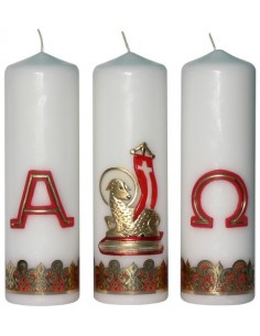 Świeca P-800 kpl. Wielkanoc