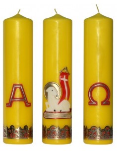 Świeca P-1000 kpl. Wielkanoc