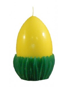 Świeca Jajko w trawce